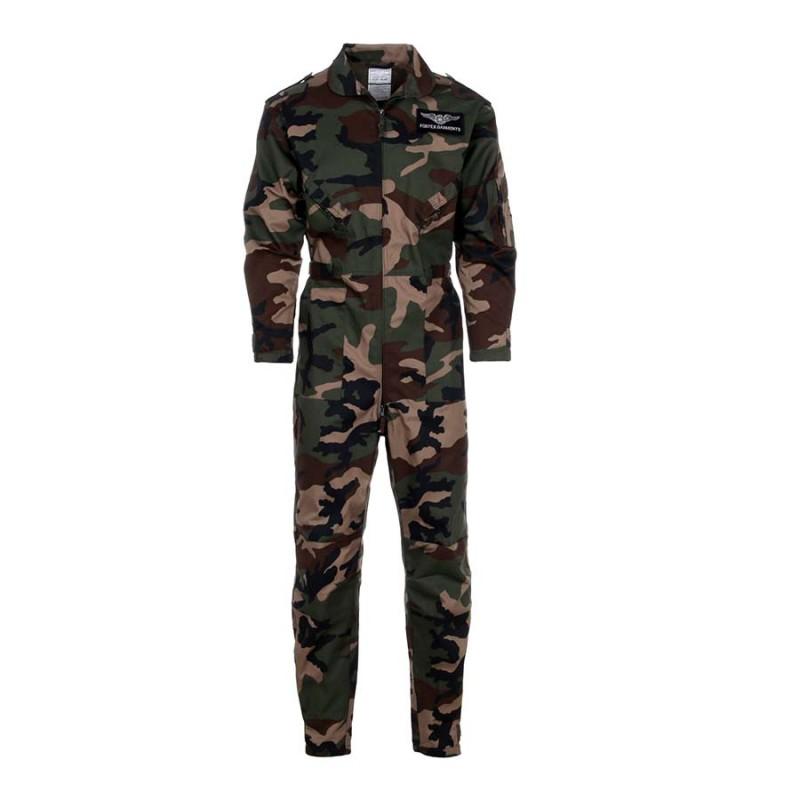 Piloten Overall US Woodland-2188-a